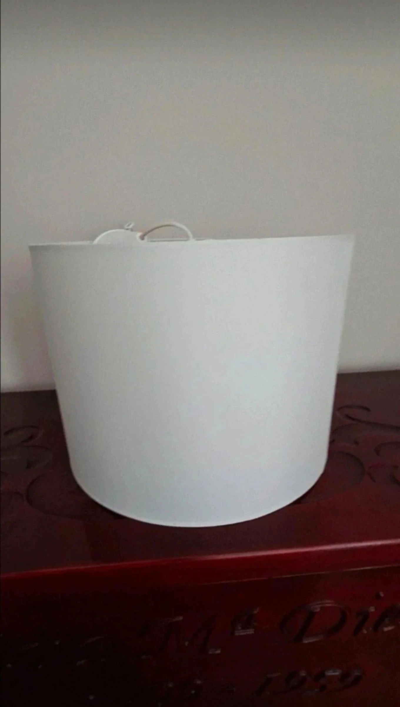 Ceiling lamp. Drum design – photo 2